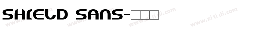 shield sans字体转换